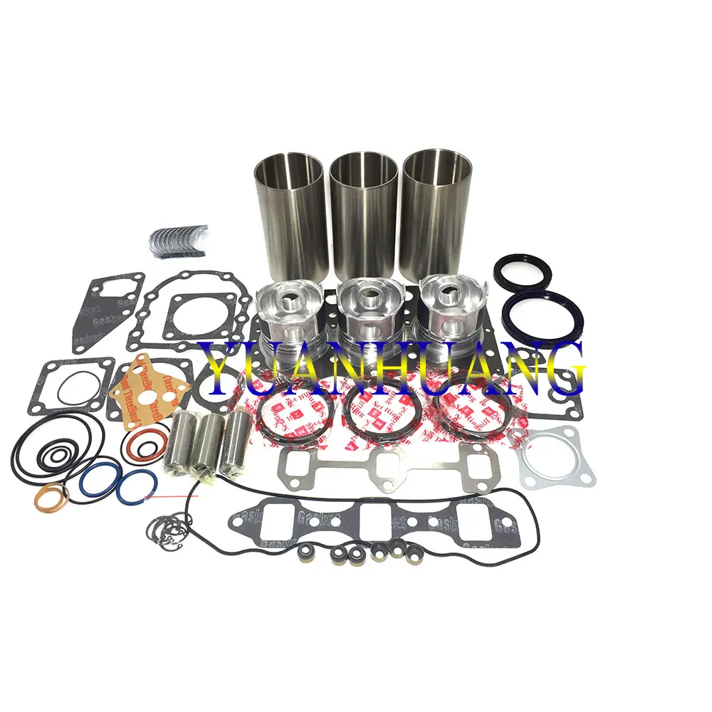 3T75   Engine Rebuild Kit  Piston Gasket Set Head    Ring Fits Japan Yanmar Excavator John Deere Tractor