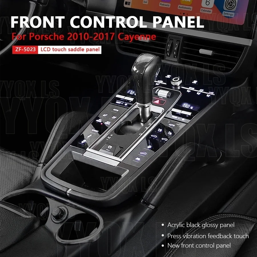 

For Porsche Cayenne 2010 - 2017 Car Digital Console Front AC Panel Full Touch 2024 Style Upgrade Multimedia Player Touch Control