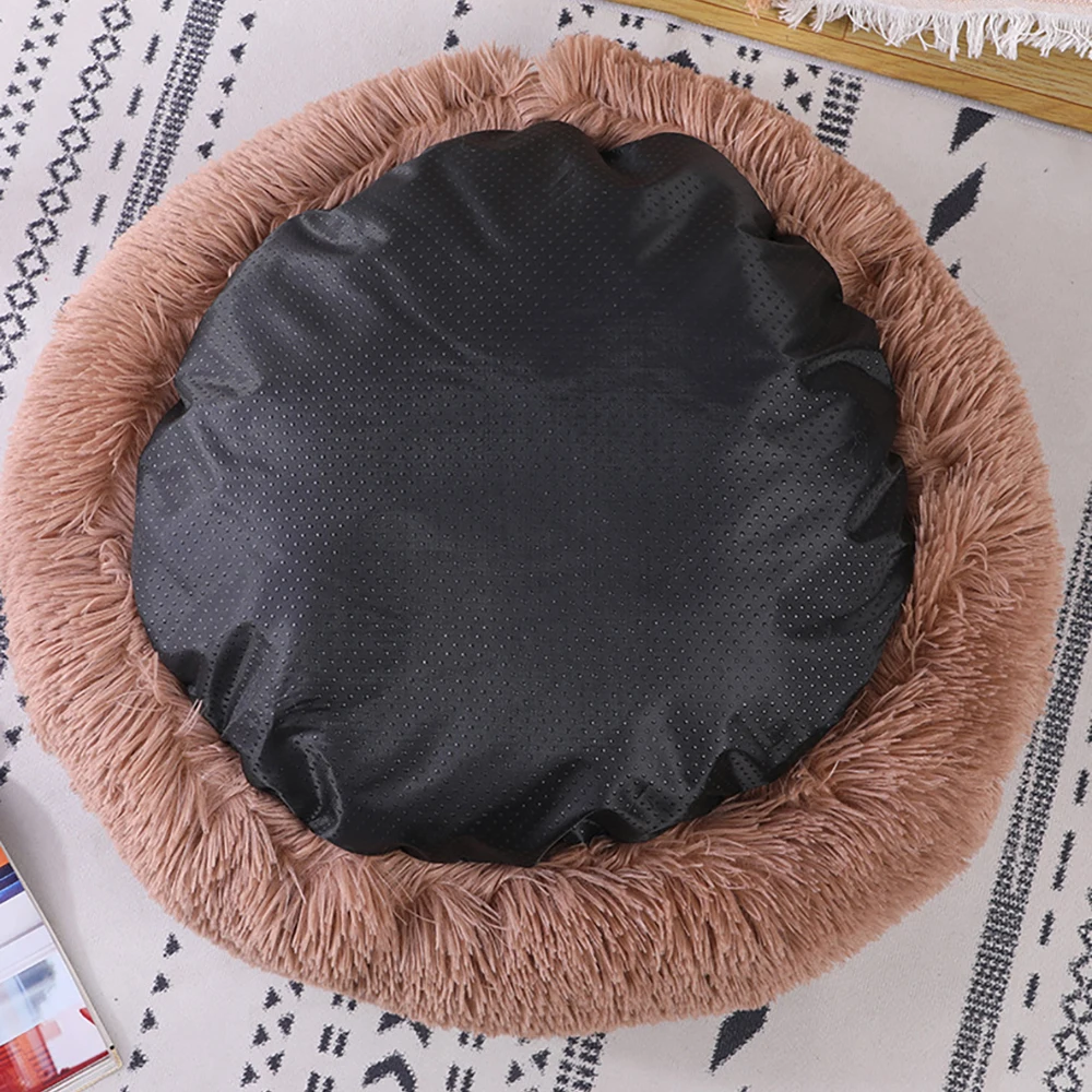 Winter Dog Bed Semi-enclosed Pet Bed Plush Warm Cat Bed Thickened Non-slip Puppy Bed Chihuahua Pet Supplies