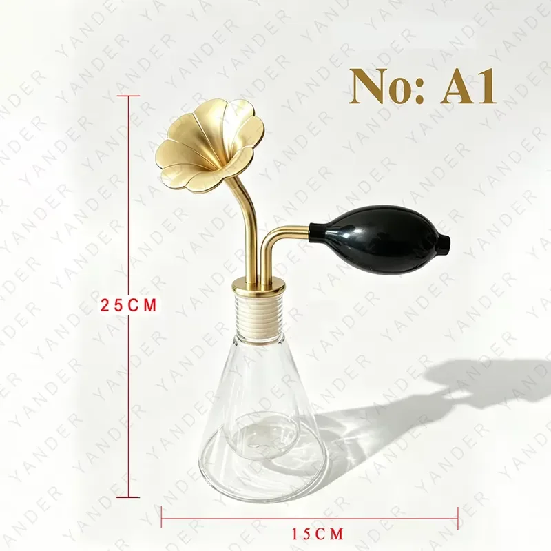 for YANDER A1 Premium Brass Coffee Bean Aroma Tasting Kit Elegant Scent Display Bottle for Exhibition Gift Professional