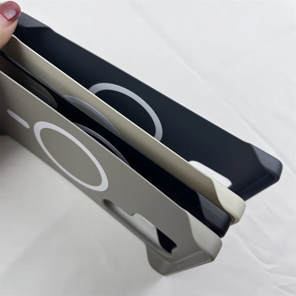 Ultra Slim Frameless Magnetic Case For Samsung Galaxy S25 Edge S24 S23 S22 Ultra Plus FE For Magsafe Wireless Charger Hard Cover - náhled 5