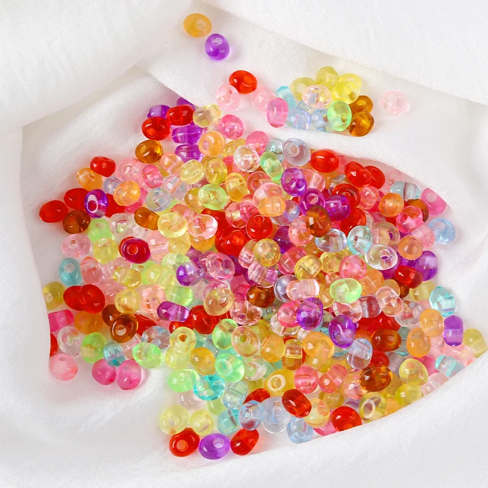 5Mm Transparante Waterdruppelvorm Acryl Kralen Diy Sieraden Bevindingen Waterdruppel Glas Losse Kralen Voor Sieraden Maken Ketting