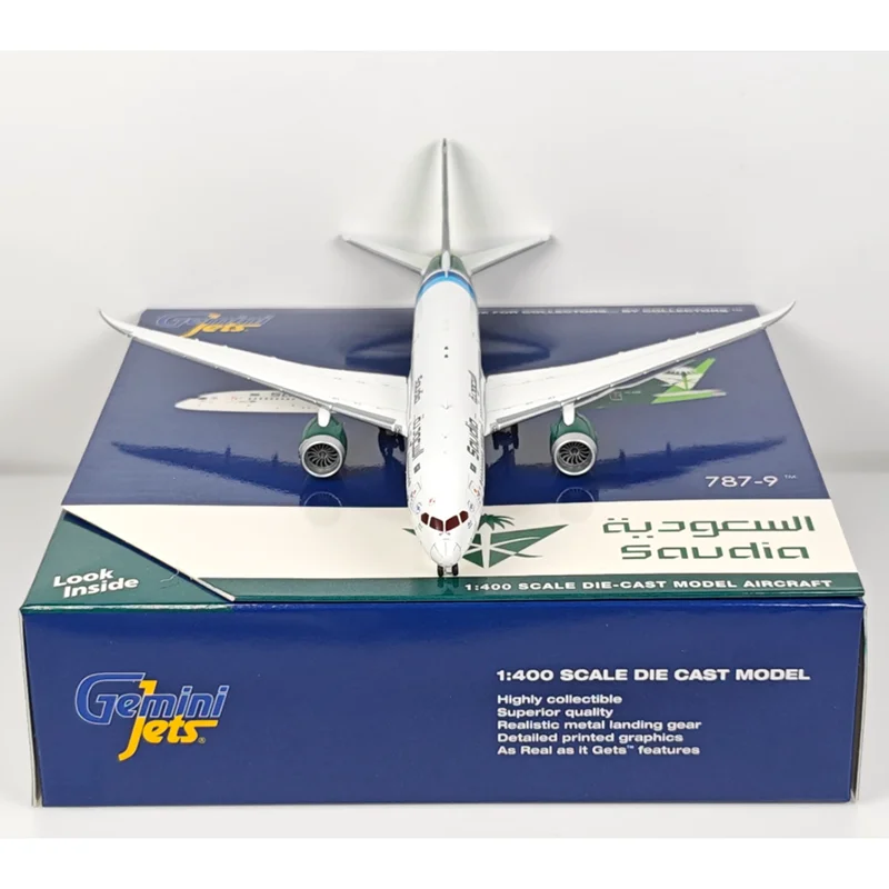 GeminiJets 1/400 スケール サウジアラビア航空 B787-9 HZ-ARB ダイキャスト合金航空機モデル コレクタブル装飾品