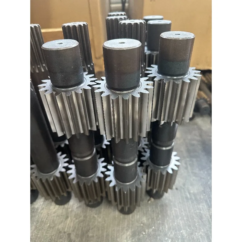 Hard Tooth Tough Core Custom Mining Gear Shaft, High Load Industrial Transmission Component, Excellent Wear Impact Resistance Ma
