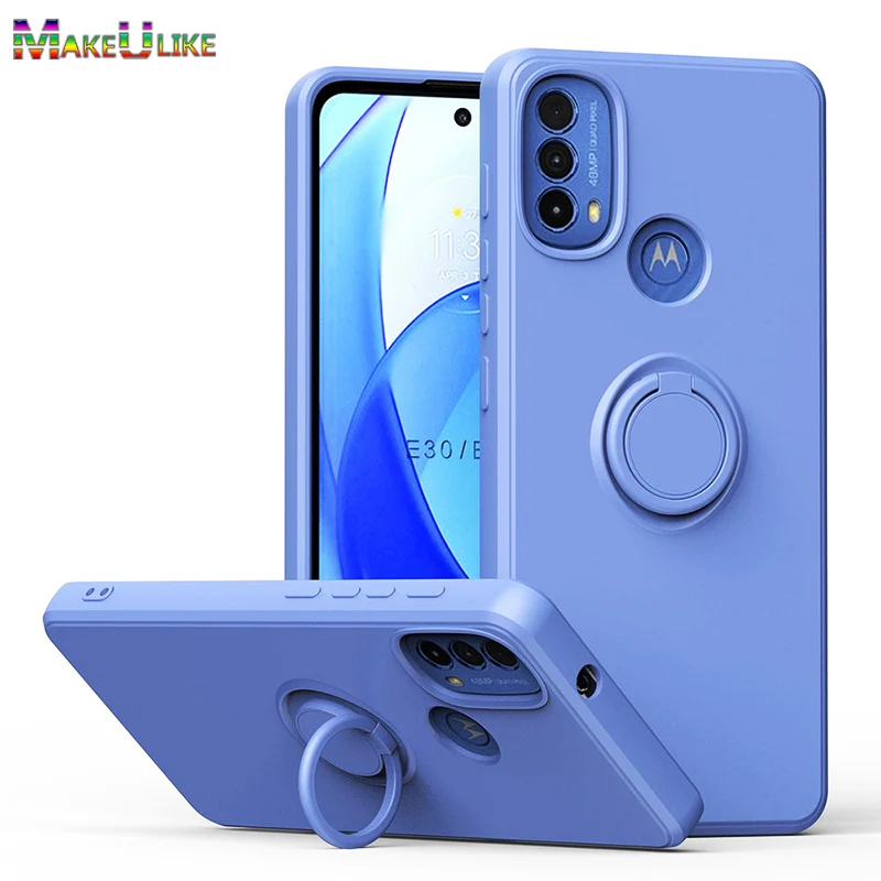 

Case for Moto E30 E40 G60 G9 Play Power Plus Case Silicone Shockproof Ring Cover for Motorola Moto One Fusion G60S G 9 60 Case