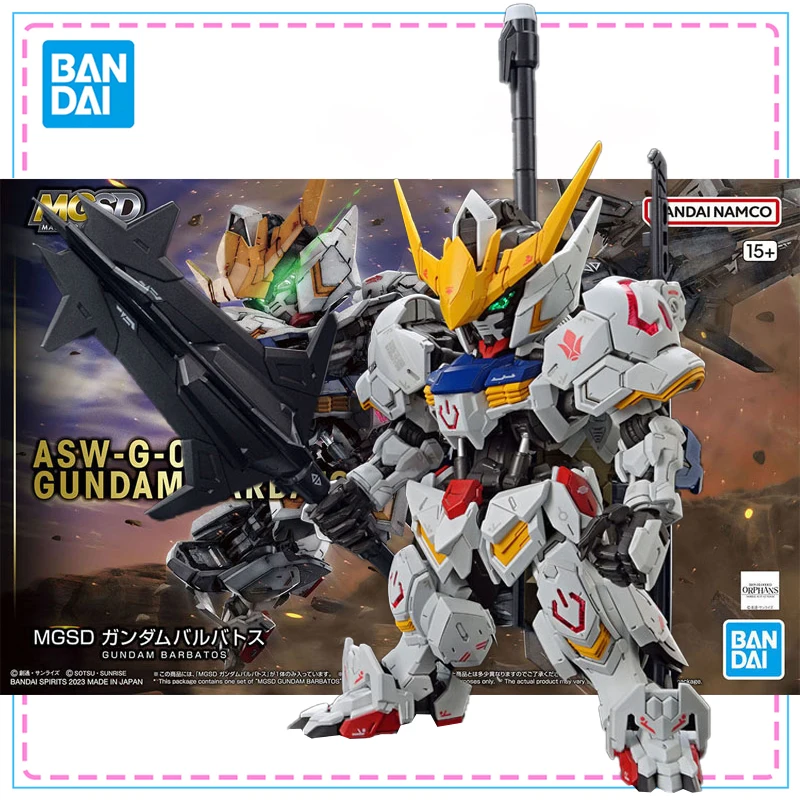 

Комплект модели Bandai Gundam MGSD ASW-G-08 Gundam Barbatos, коллекция экшн-фигурок, оригинальная фигурка, модель для детей, игрушки, подарки