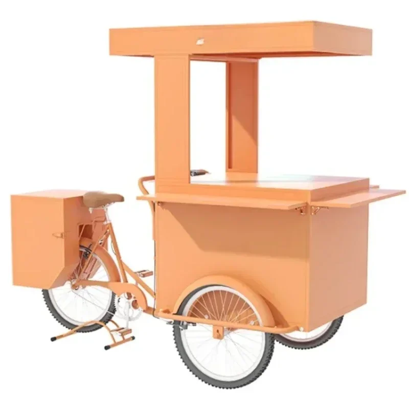 

Mobile snack truck Commercial stall car Night market wrought iron dining car Supermarket promotional stall car Potato cart Hot s