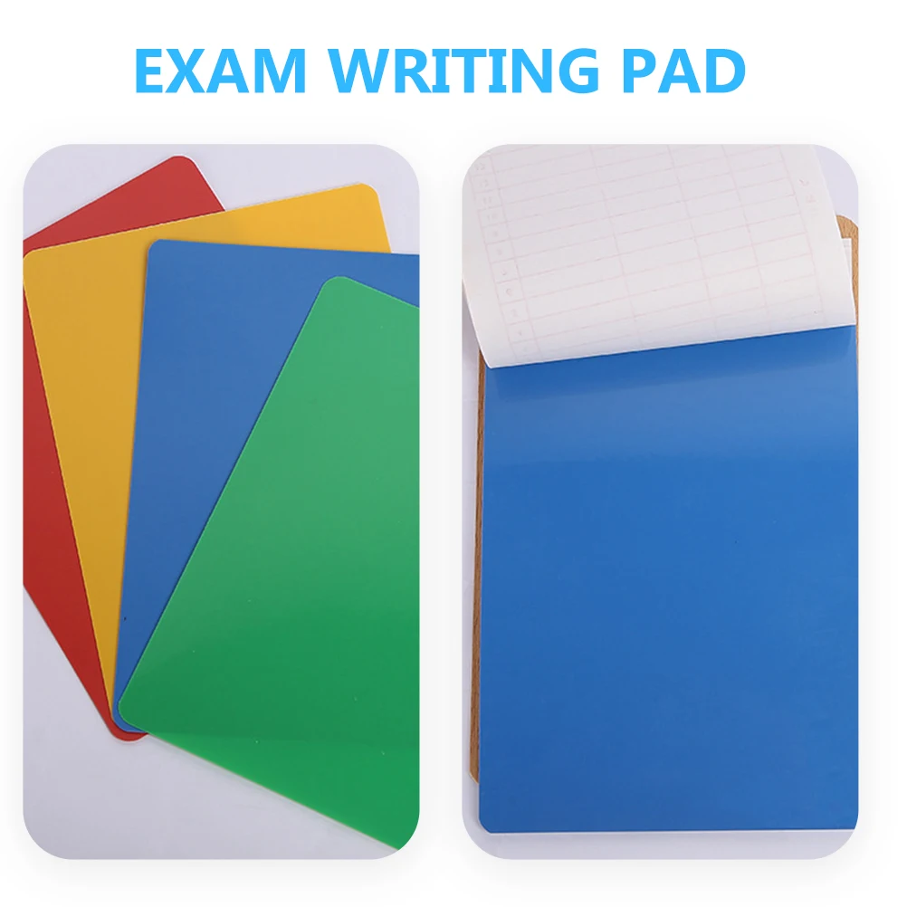 

10pcs Writing Pads Plastic Board for School Office Exam Sketch Notepad Students Stationary Desk Accessories