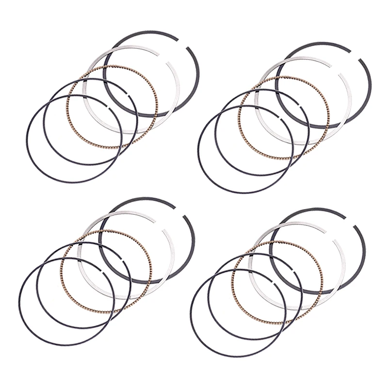 1/4 juegos de Anillos de pistón de motor de motocicleta diámetro STD tamaño 73mm para Suzuki GSXR1000 GSX-R1000 GSXR 1000 K1 K2 K3 K4 12140-40F00-000