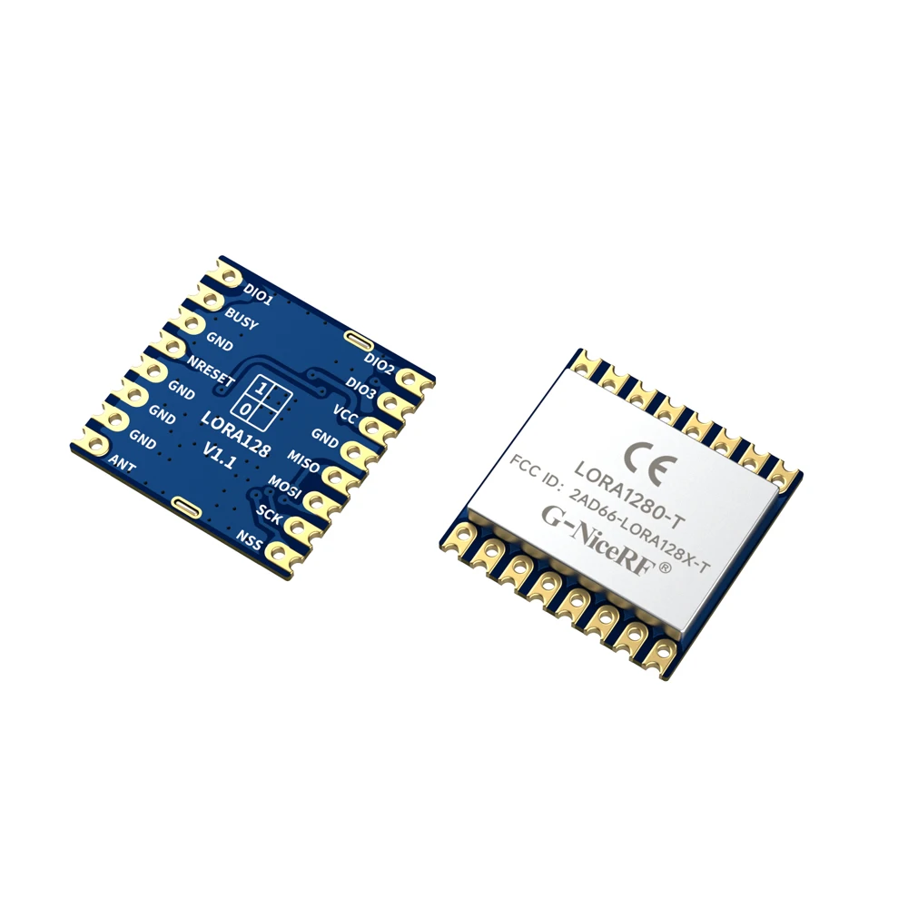 2pcs/lot LoRa1280-TCXO - FCC / CE-RED long distance 2.4GHz RF module SX1280 chip TCXO crystal integrated 2.4G LoRa module