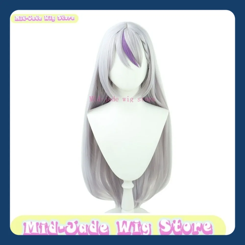 ホロライブラプラスコスプレウィッグアニメゲームコスプレハロウィンパーティー小道具人工毛コスプレパーティー衣装帽子ハロウィンウィッグ