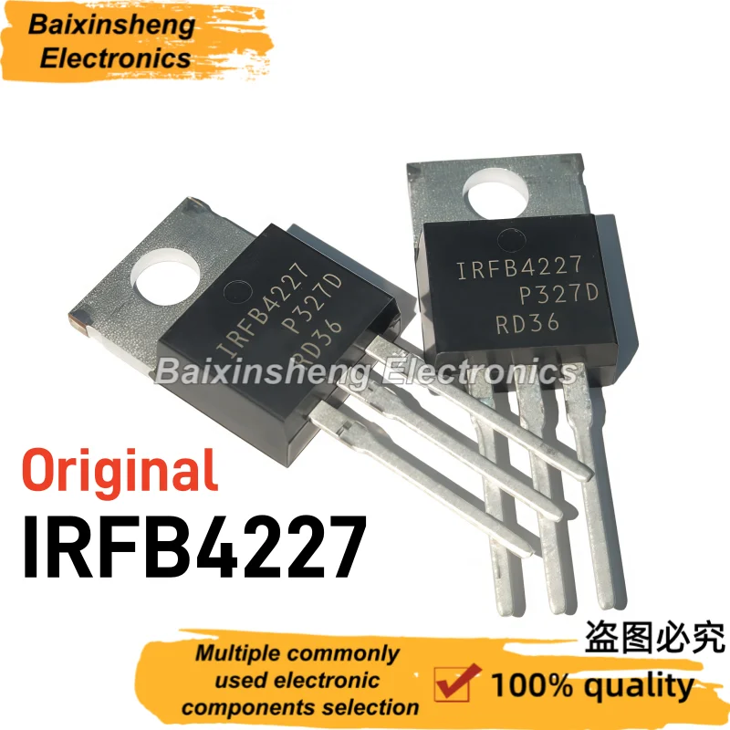 10PCS Original IRFB4227 IRFB4227PBF 200V/65A TO-220 N-channel Field-effect transistor