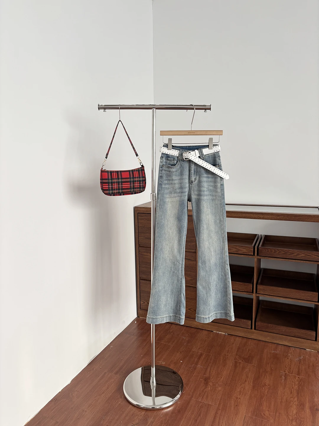 

Korean Style Slimming Jeans Women's Summer 2026 New Street Versatile Slimming Flared Straight Leg Long Pants High Waist Polye...
