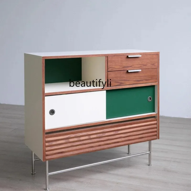 رف الكتب المتخصصة خمر باوهاوس الملونة منظم تخزين خزانة الطعام K4050