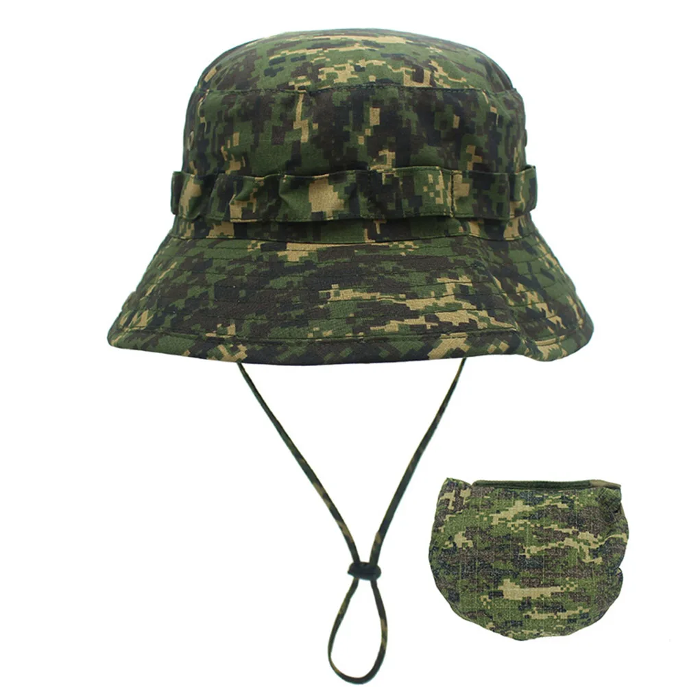 

Camouflage Bucket Fishing Boonie Beach Sun Fisherman's Cap Outdoor Waterproof Tear-Proof Comfortable Lightweight Unisex One Size