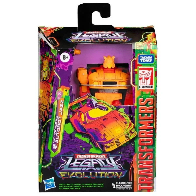 Takara Tomy Hasbro Transformers Legacy Evolution Deluxe G2 Universe Jazz Action Figure Robot Ornaments Figure Birthday Gift