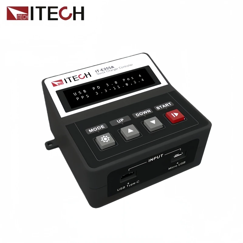 ITECH IT-E255A صندوق اختبار شاحن سريع للهاتف المحمول، أداة كشف الشحن السريع PD، دعم USB دون اتصال بالإنترنت