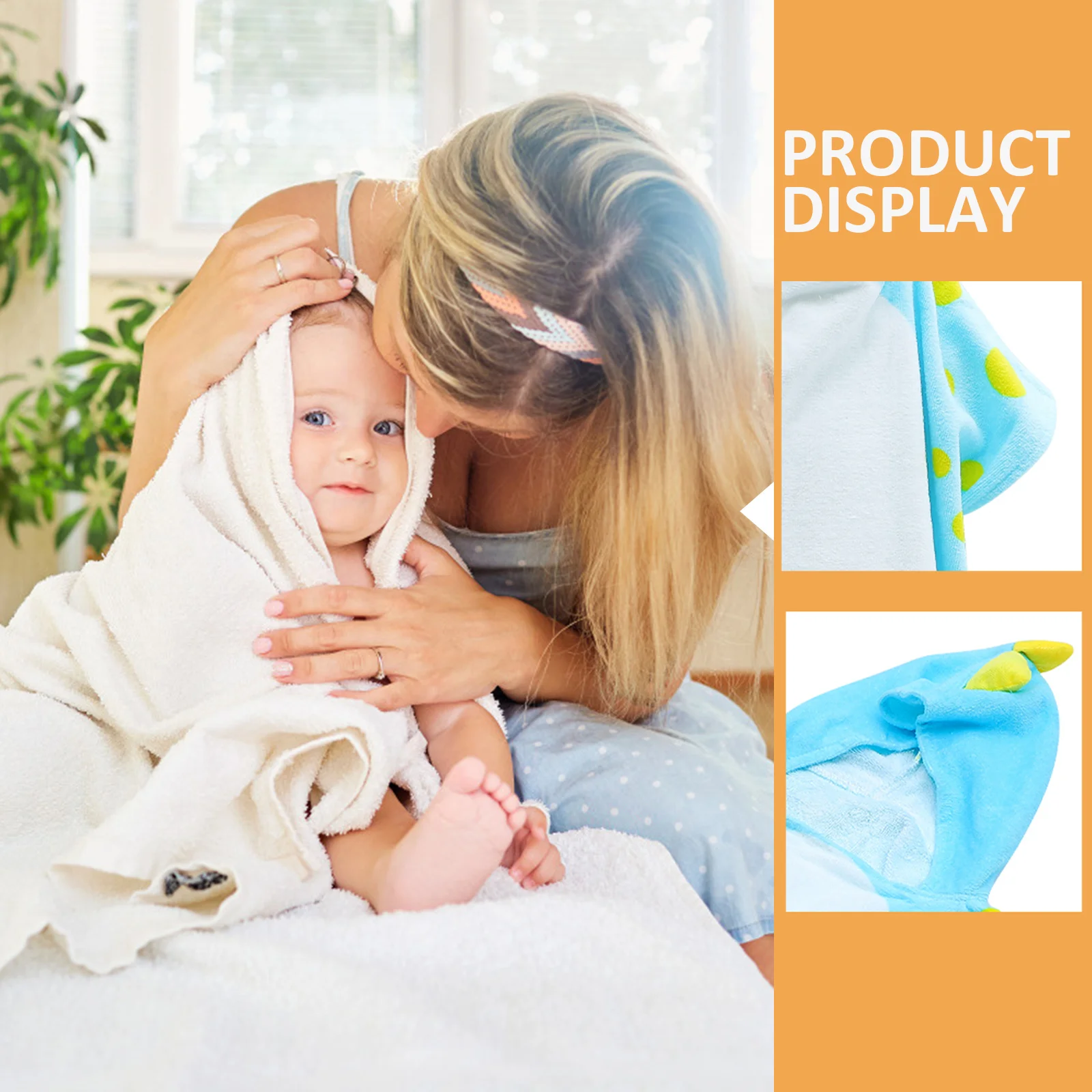 

Children Bath Cape Super Absorbent Cartoon Pattern Towel Toddler Shower Kids Bathrobe Dinosaur Bath Towel Easy Wash