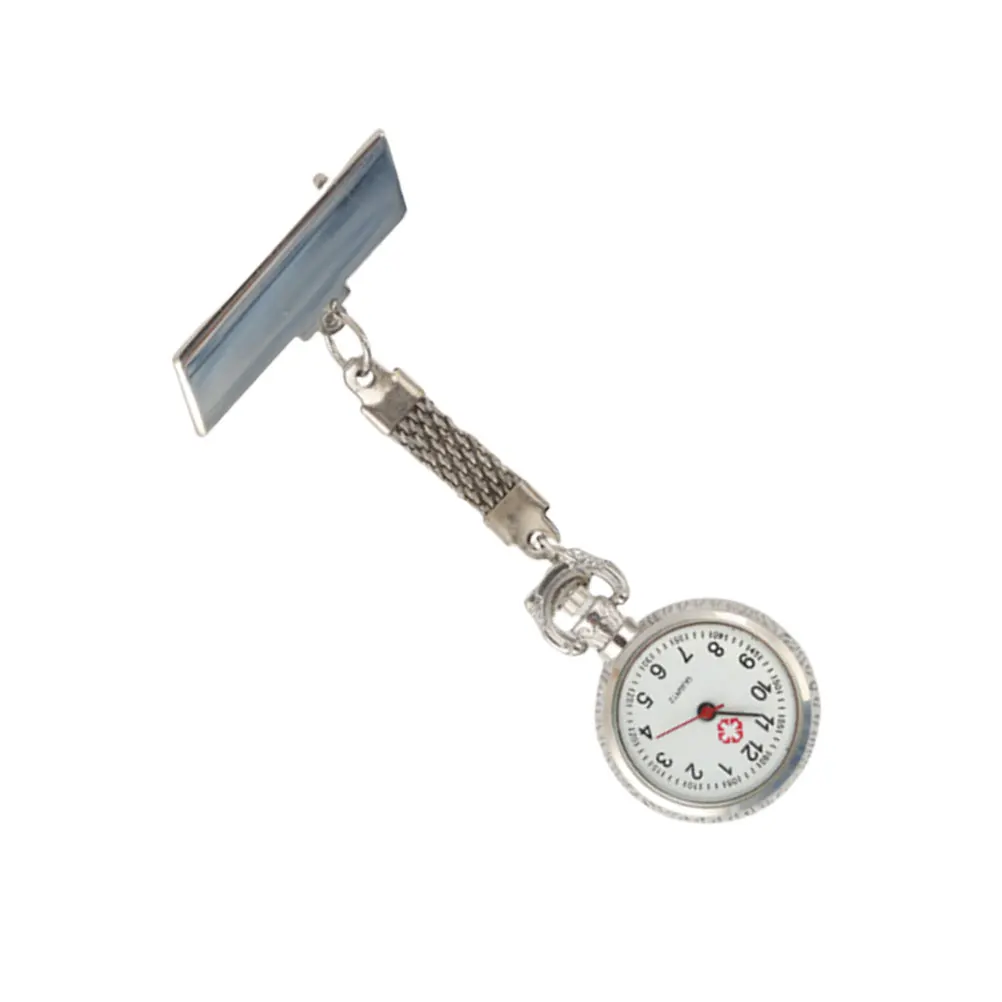 

Creative Exquisite Quartz Watch Medical Watch Classic Pocket Hanging Watch Gift Watch for Nurse Doctor (Silver)