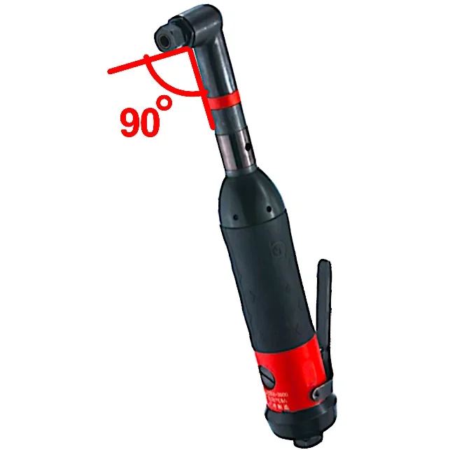 TY12310A90 Industrial Angle Drills 90 Degree | 1,000 Rpm |.45  |Side and Rear Exhaust | Collet Capacity 3mm -5mm