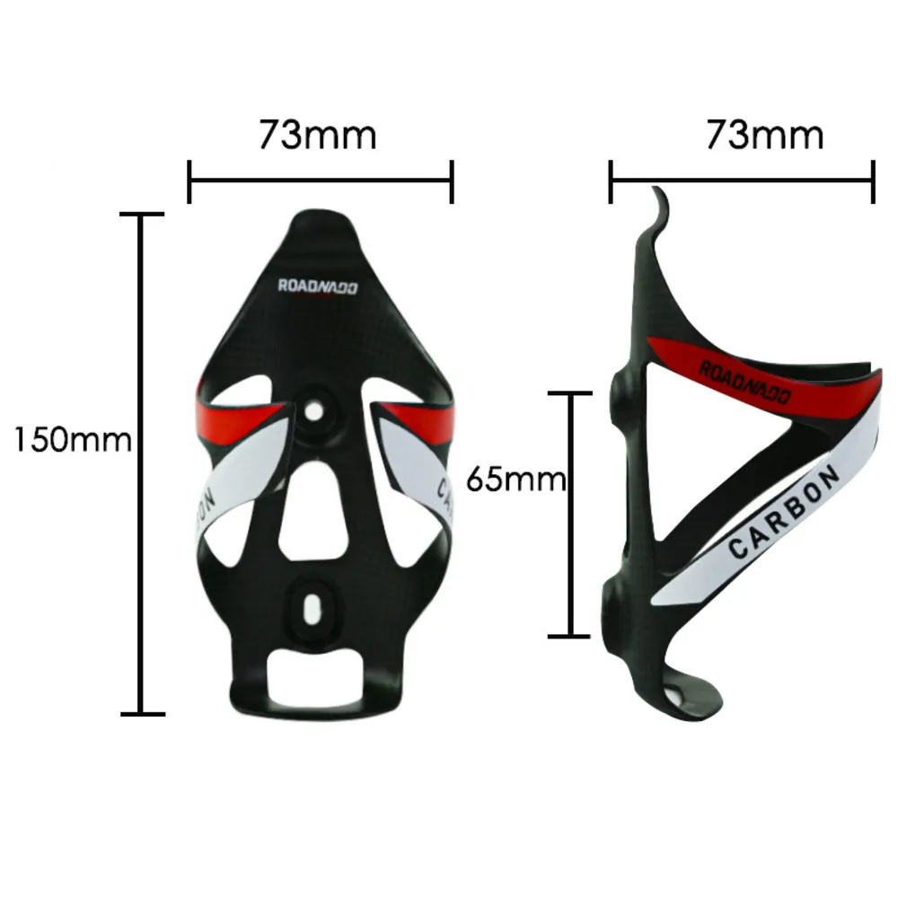 1/2PCS Full Carbon Bicycle Bottle Holder MTB Road Bike Drink Bottle Cage Ultra LightMountain MTB Bottle Holder Bike Accessories