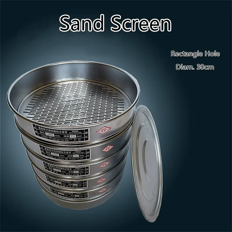 Rectangle Hole Sieve Gravel Sand Sieve Use For Separate Artificial Sand Particles Coarse Aggregate Irregular Particle Content