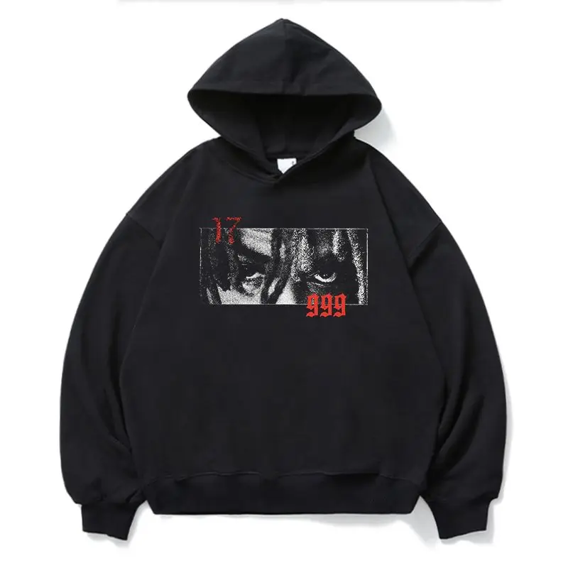 Men Hoodies Women Hoodie Fashion Rapper Juice Wrld Hip-hop Sweatshirt Long Sleeved Streetwear Comfort Harajuku  Sweatshirt