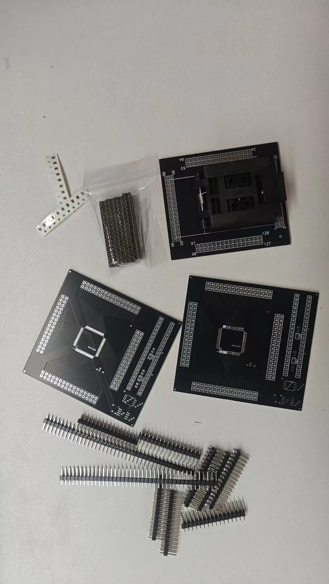 ZIF Socket Debug IO ITE ENE Nuvoton TQFP128 QFP128 Adapter for SVOD4 SVOD3 EC Programmer