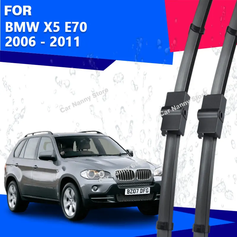 

Щетки лобового стекла для BMW X5 E70 2006-2011 автомобильные дворники, резиновая полоса, мягкая резина 2007 2008 2009 2010