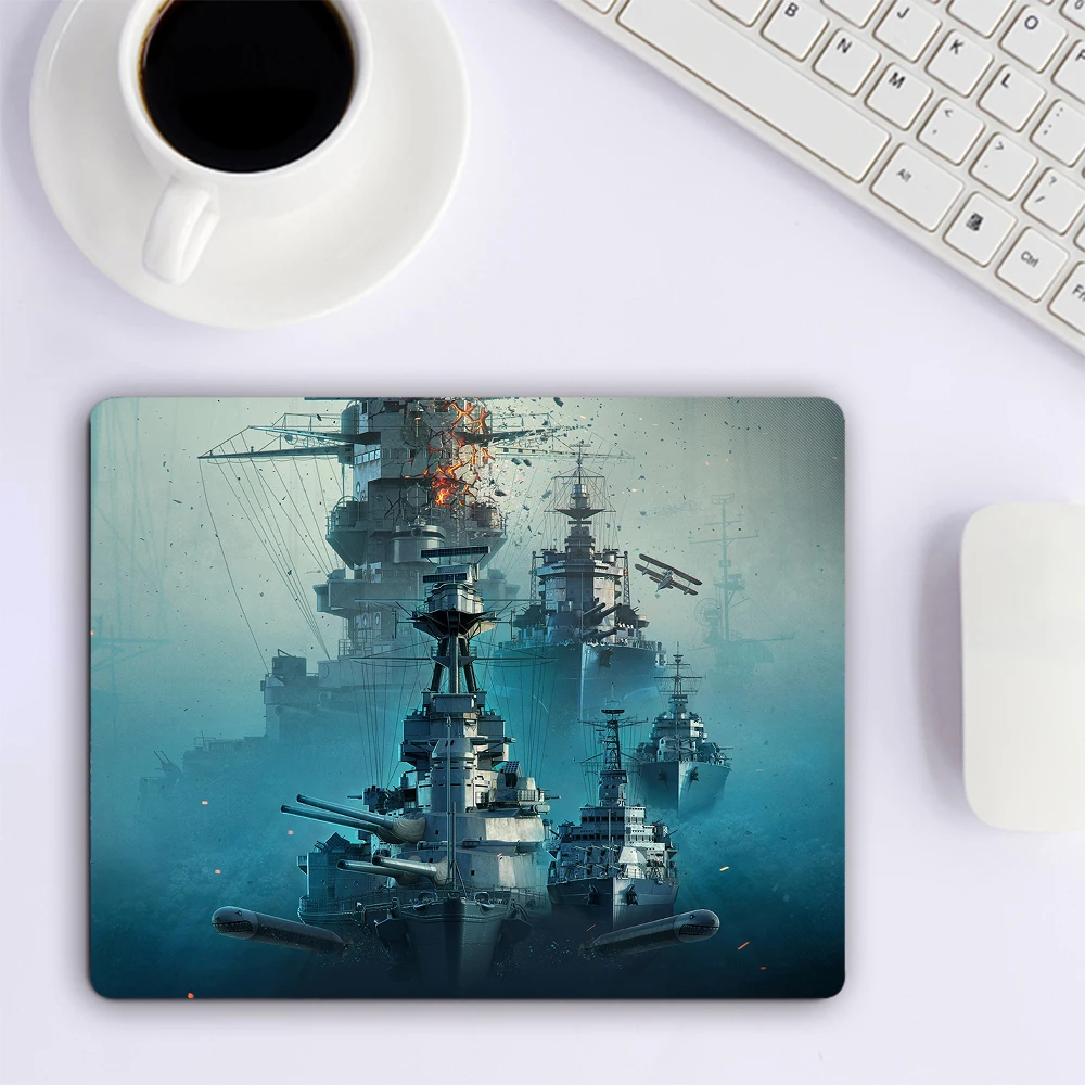 

World of Warships Маленький коврик для мыши Компьютерные игровые аксессуары Коврик для клавиатуры и мыши XXL Настольный коврик для ПК Геймер Коврик для мыши Ноутбук Mausepad