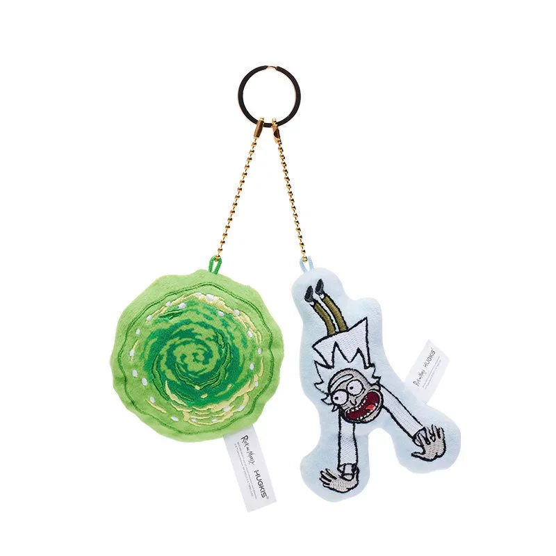 Hugkis Rick en Morty Pluche Hangende Pop, Leuke Knijpgeluiden, Trendy Speelgoed, Cadeau voor Fans