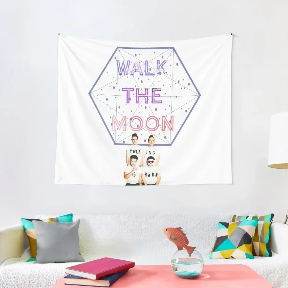 Moon Walking Is Hard Tapestry Wall Art Bedroom Decoration Funny Decorative Wall Murals Tapestry