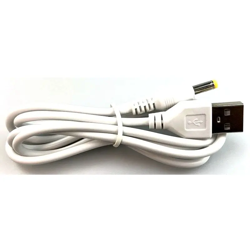 Cable de alimentación USB macho a DC4.0, Cable de carga de CC de 4,0mm x 1,7mm, 80CM