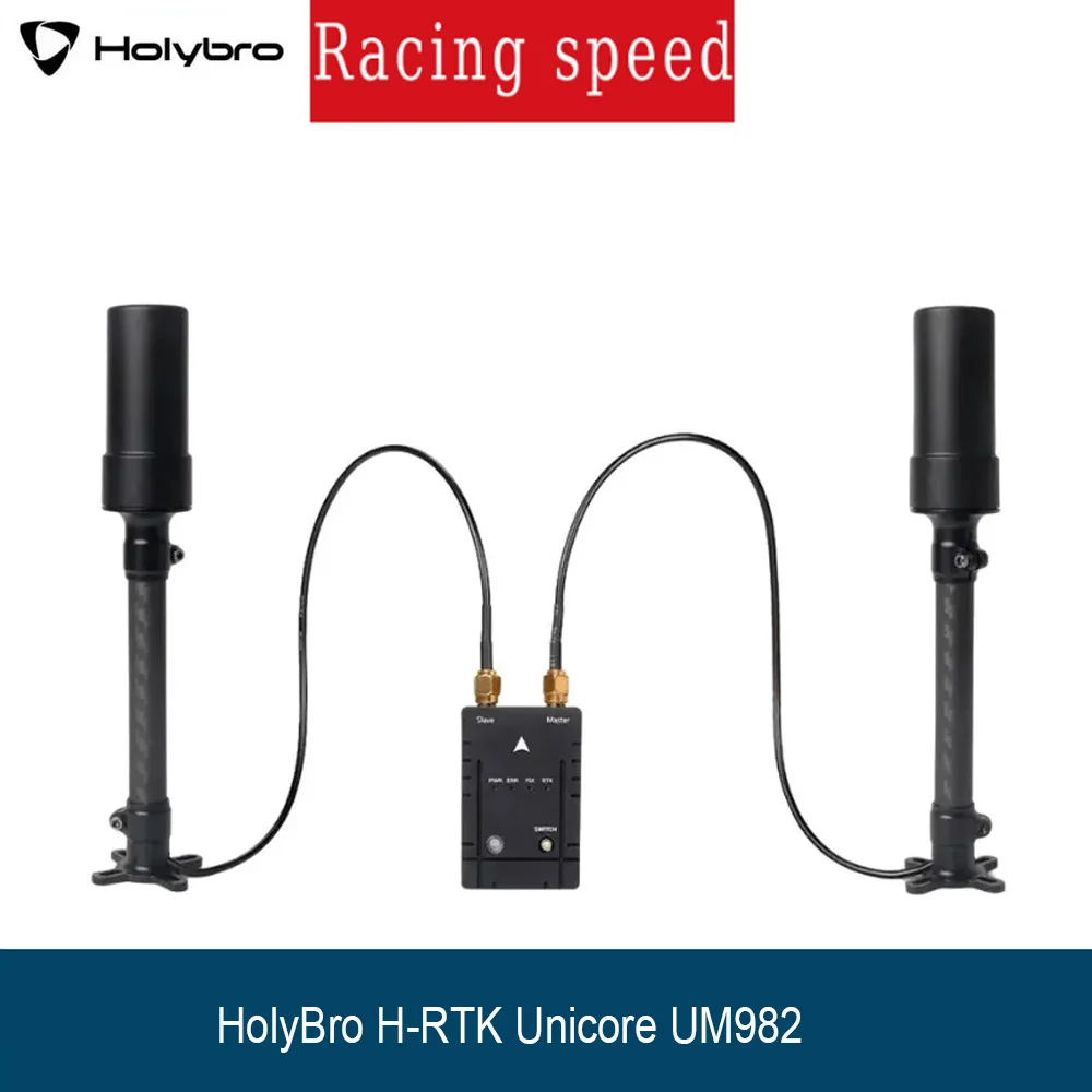 Módulo GPS RTK de Doble Antena Holybro H-RTK Unicore UM982, Posicionamiento de Alta Precisión para Drones RC FPV, Topografía y Cartografía