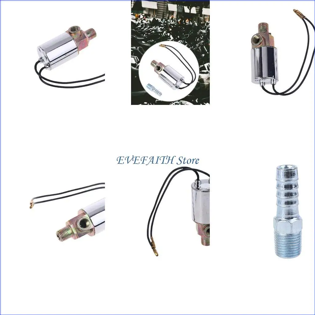 

124b 1/4 "Автомобильный металлический железнодорожный рог Электрический соленоид для клапана 12V соленоид для v