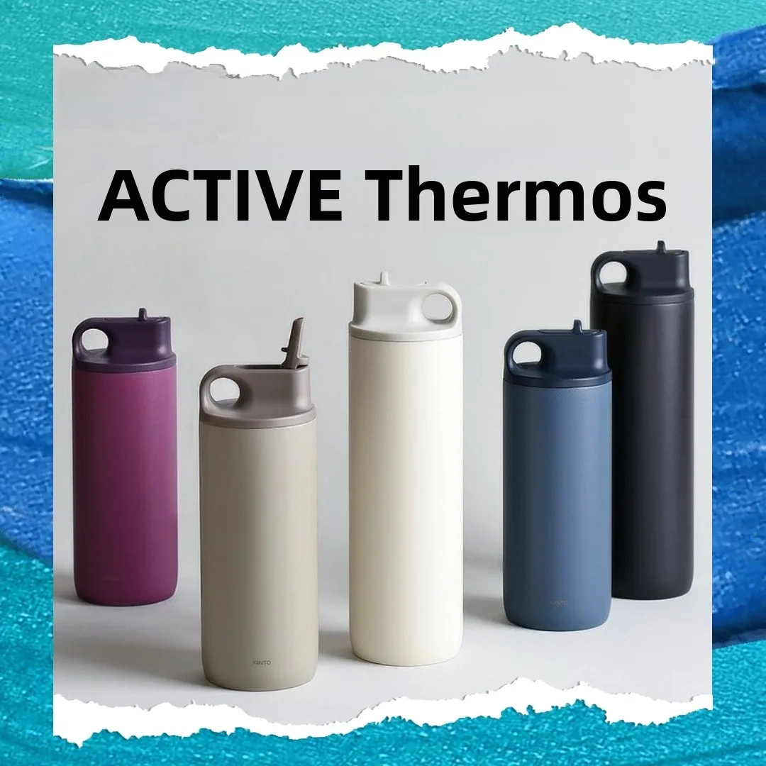

KINTO ACTIVE Stainl Steel Thermal Cup Portable Large Capaci Sports Water Cup Insulation for Warmth And Cold in Sports