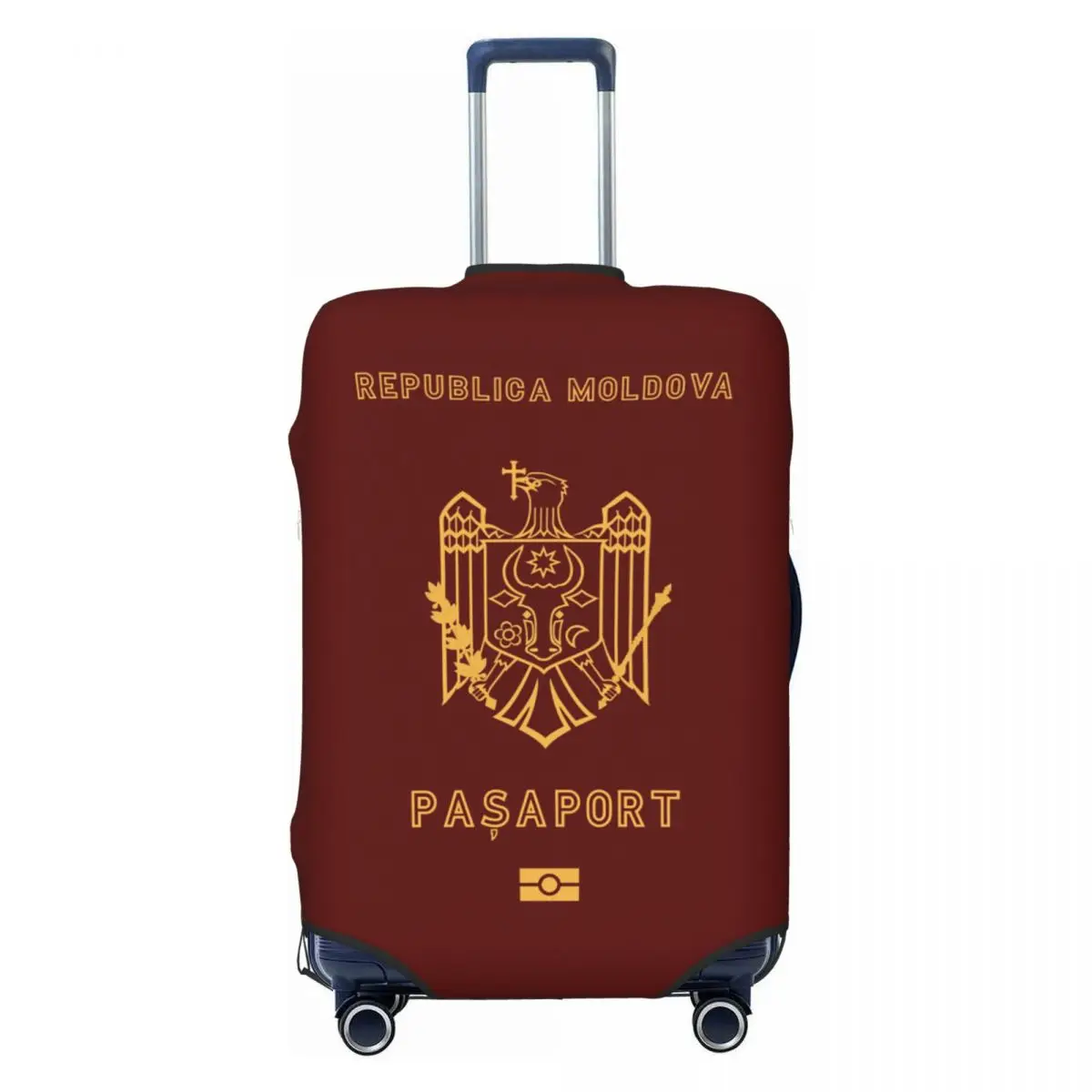 

Чехол для багажа на паспорт Молдовы, эластичные защитные чехлы для дорожного чемодана, подходят для 18-32 дюймов