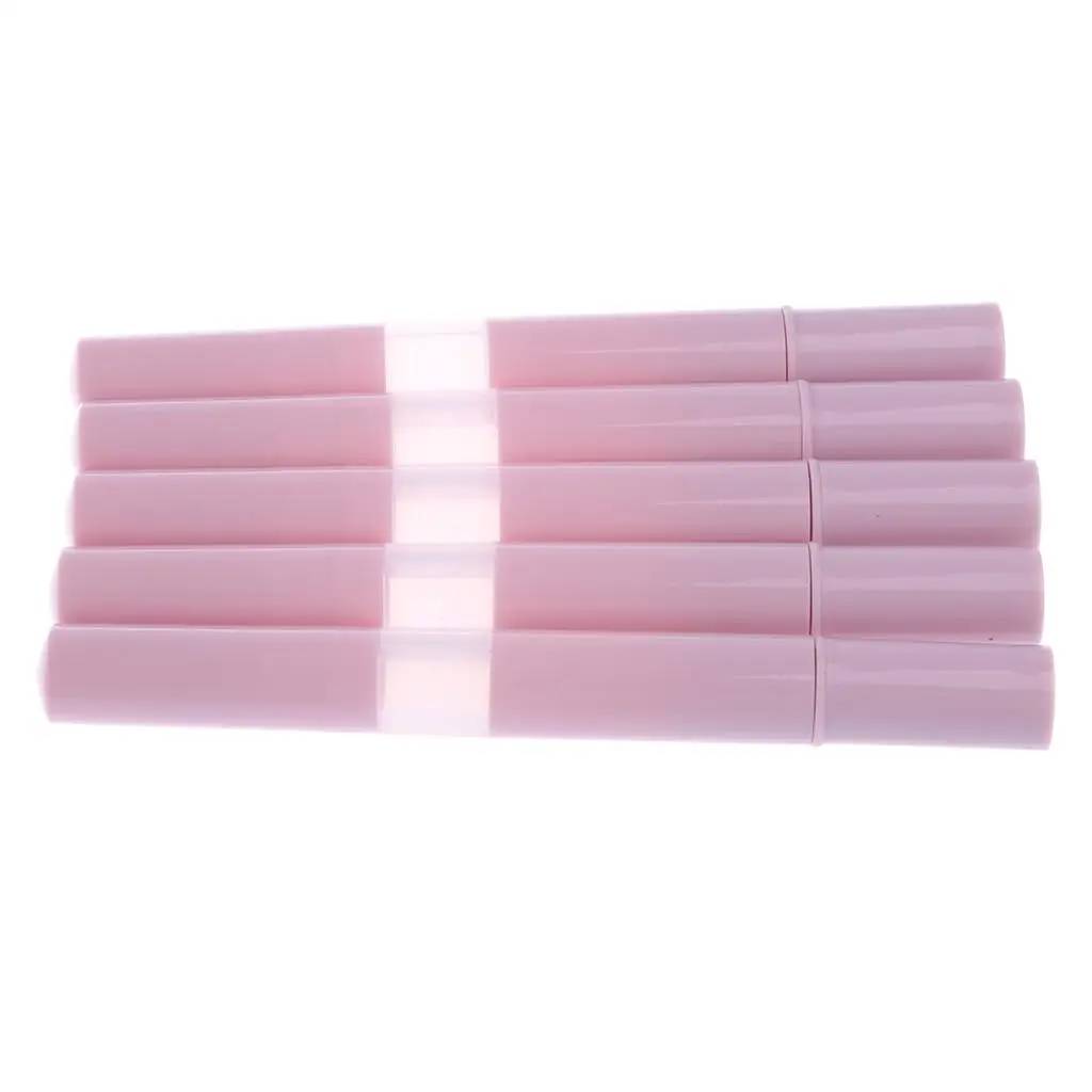 5 stuks 3 ml draagbare lege pen met borstel nagelriemolie container balsem nagellak buis