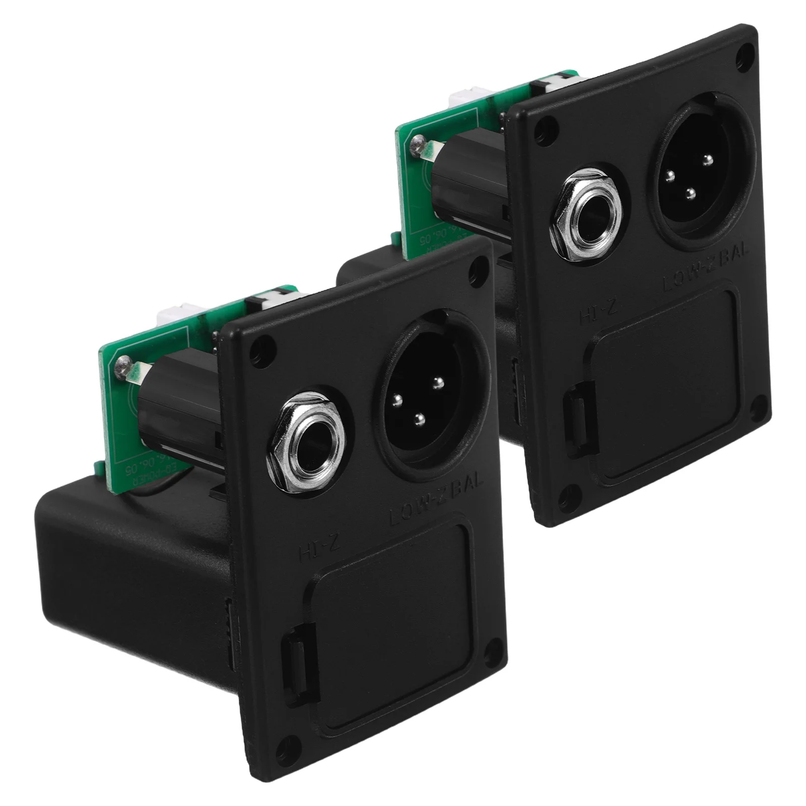 

2Pcs 9V Guitar Pickup Compartment Cover for Active Bass Transducer Efficient Power Supply Stable Output for Recording