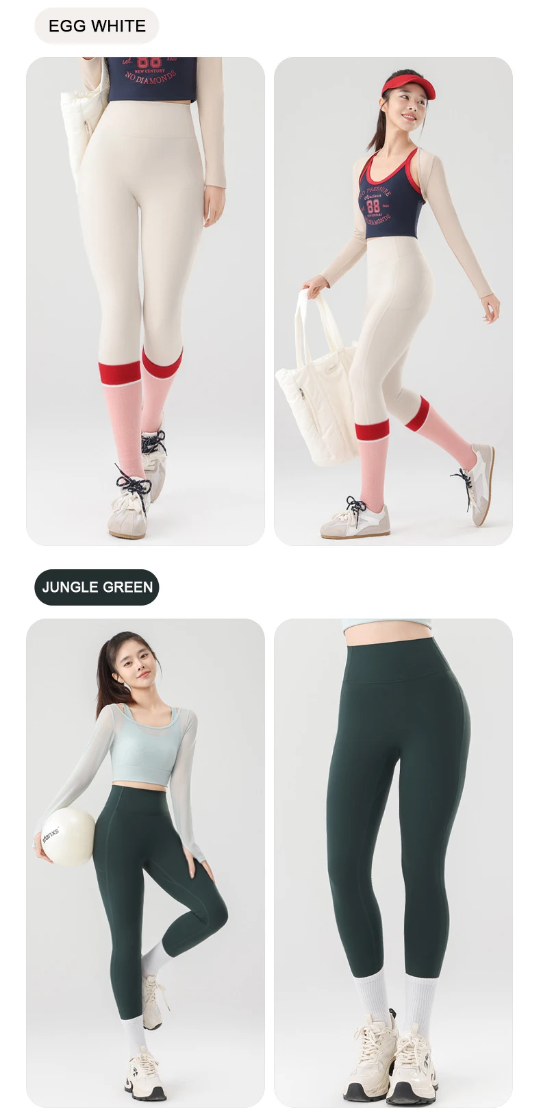 BIVIGAOS Spring Autumn Reflective Strip Side Pocket Yoga Leggings Women High Waist Hip Lift Sports Fitness Sharkskin Leggings
