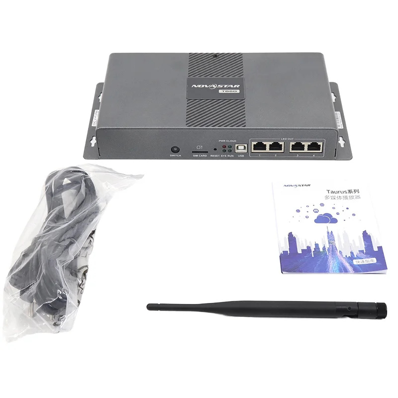 Novastar Taurus Series TB60 USB 4G Wifi Multimedia Player Controller with Multi-Touch Display for Shopping Mall Applications