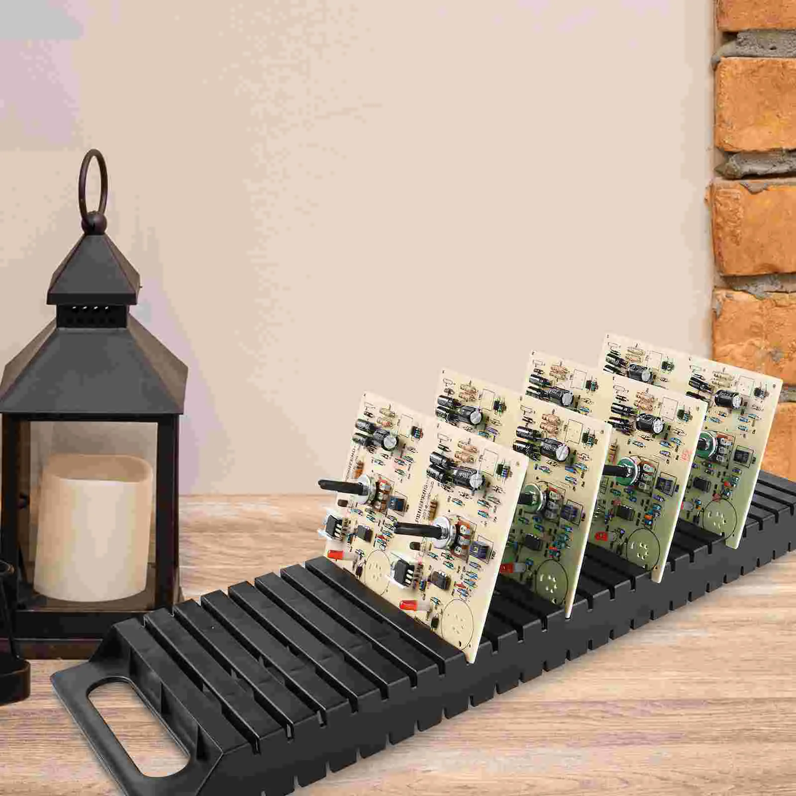 3 Pcs Anti static Bar Rack Circuit Board Holder ESD Circulation Storage PCB Clasp Slot Rack Static Secure Components