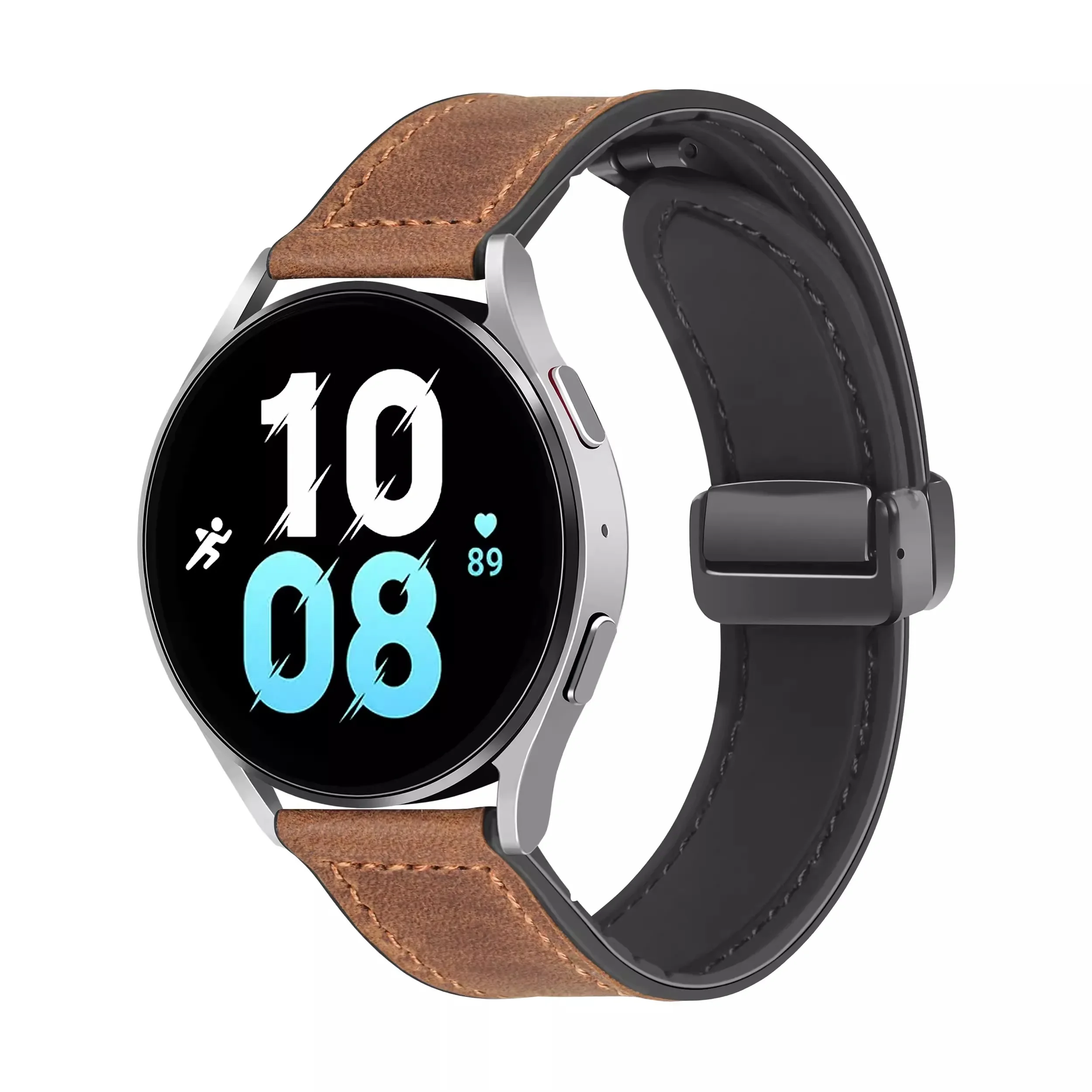 Leather Silicone Strap for OnePlus Watch 2 Band Wristband Bracelet for OPPO Watch X 20mm 22mm Strap