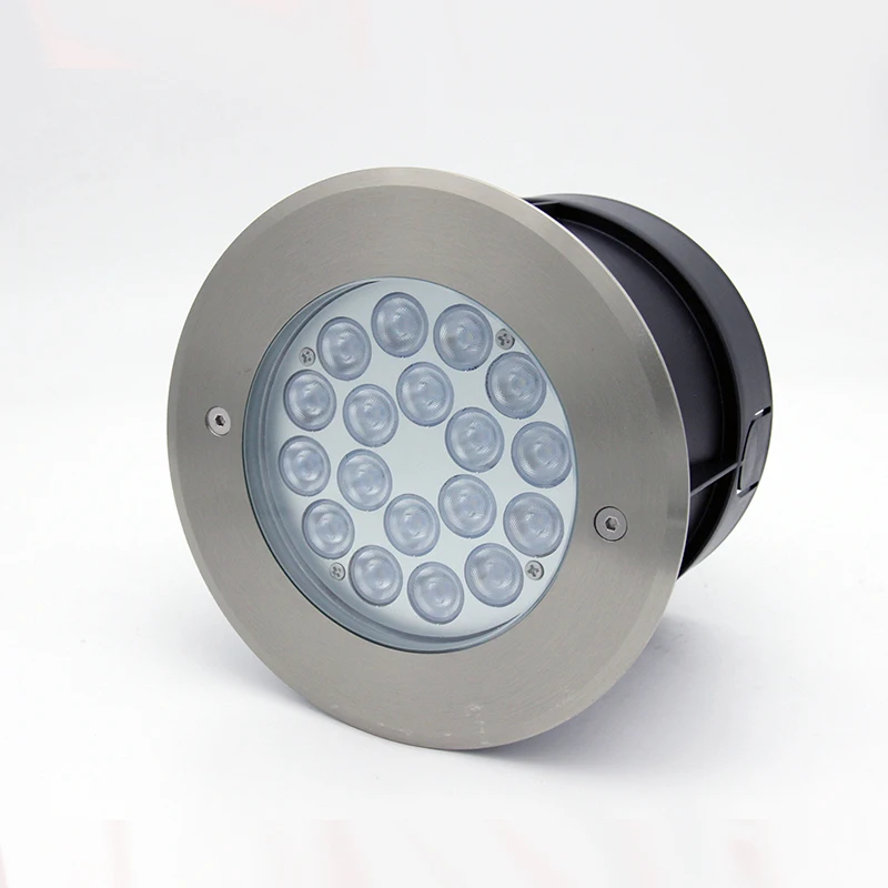 Waterproof 12v 24V RGB remote control embedded underwater buried LED underground swimming pool light