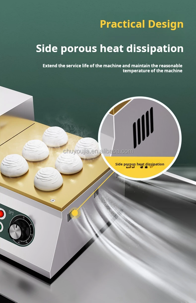 110V 220V Commercial Kitchen Equipment Factory Sales Souffle Pastry Pan Cake Machine Mini Pancake Machine Fluffy Souffle Machine