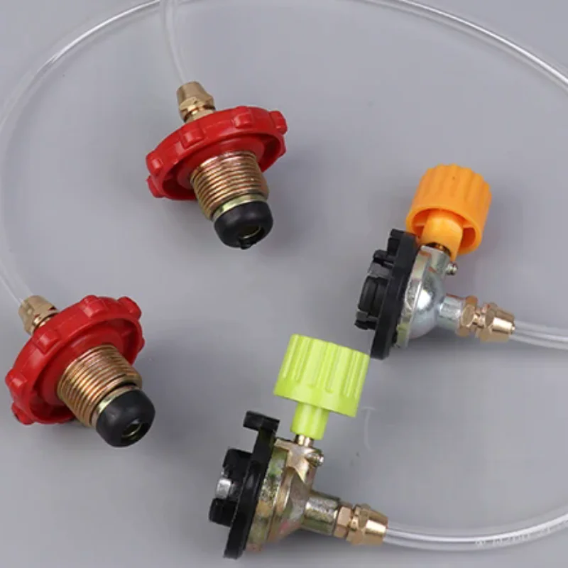 Adaptador de recarga de Gas para estufa de Gas de Camping, Cassette para exteriores, válvula de llenado de tanque de Gas, accesorios de válvula de inflado para horno y tanque de Gas