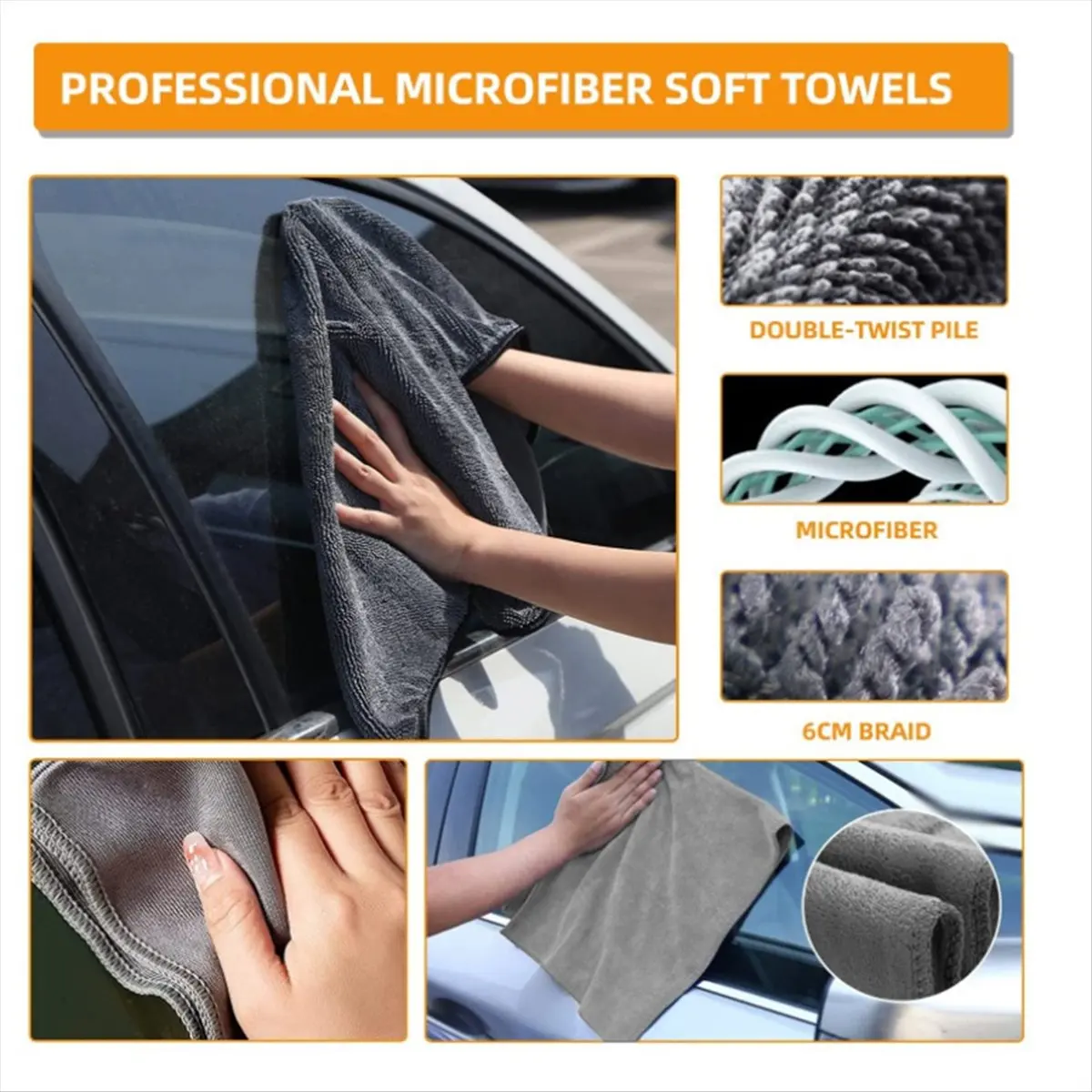 ~！【Best Seller】1set 9pcs Car Wash Set Car Cleaning Waterproof Gloves Tire Cleaning Brush Car Wash Brush1set