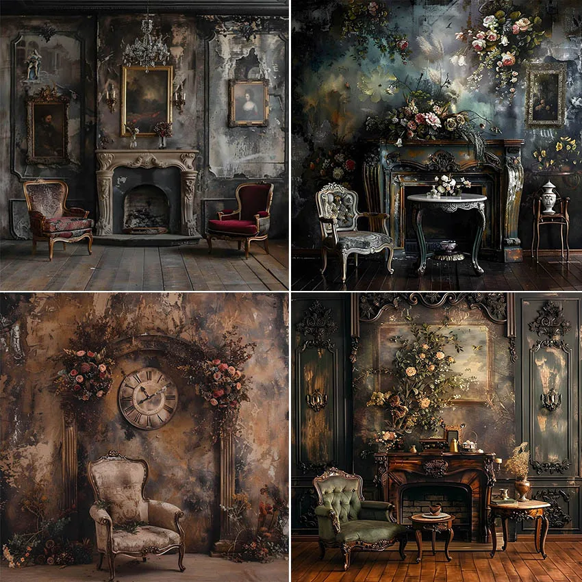 Mehofond Photography Background Vintage Room Texture Wall Adult Birthday Wedding Maternity Portrait Decor Backdrop Photo Studio