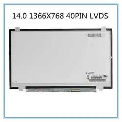 Laptop LCD Screen for Dell latitude 3440 E6440 E5440 6430U, HD 1366X768 LVDS, 40Pins