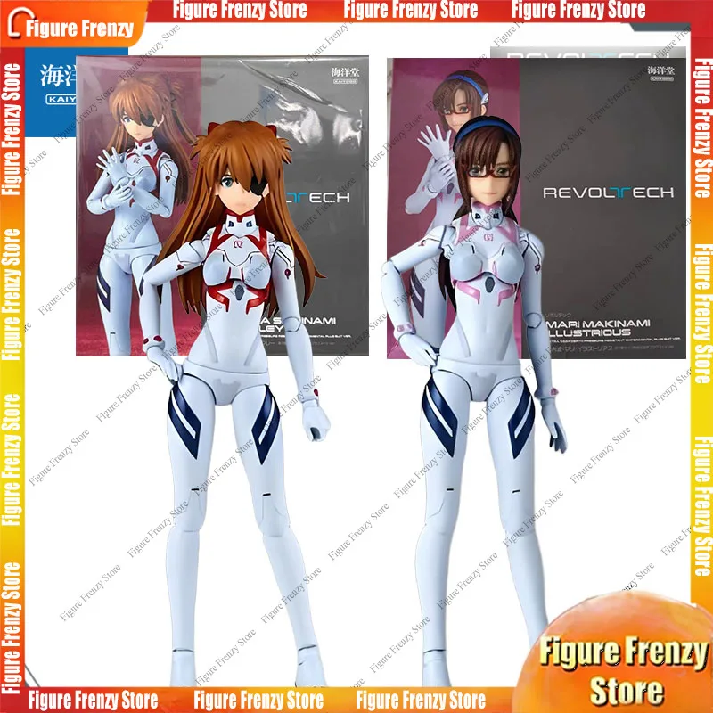 

Spot SaleKAIYODO Original REVOLTECH Asuka Shikinami Langley&Mari Makinami Illustrious Figure Assembly Mol Toys Mol Gifts for Bo